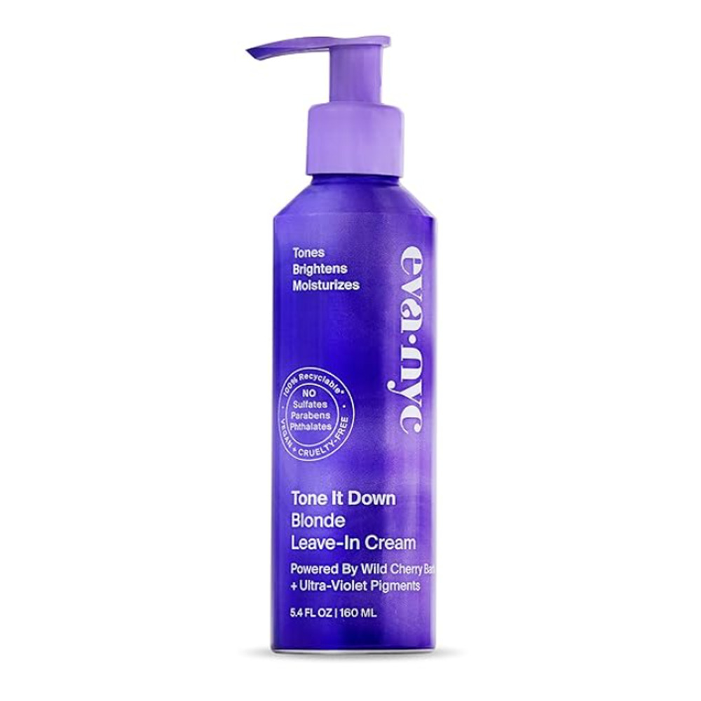 Eva NYC Tone It Down BLONDE Leave In Cream w/Wild Cherry Bark Neutralize 5.4 oz